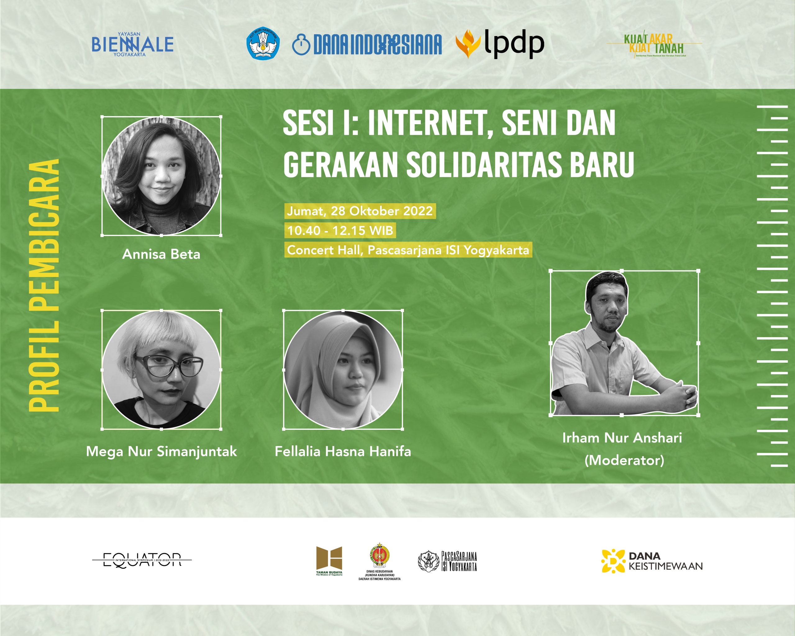 Video Dokumentasi Simposium Khatulistiwa 2022 Hari 1 – SESI I: Internet, Seni dan Gerakan Solidaritas Baru